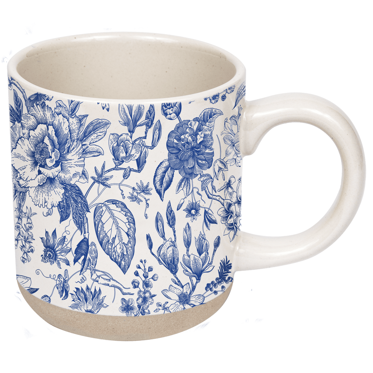 Blue Delft 14 oz Stoneware Coffee Mug - Sweet Water Decor