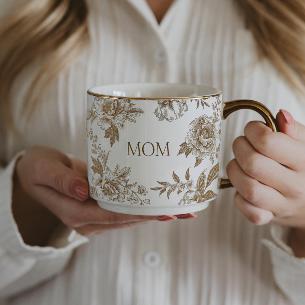 Gold Mom 14 oz Coffee Mug - Sweet Water Decor, view 3