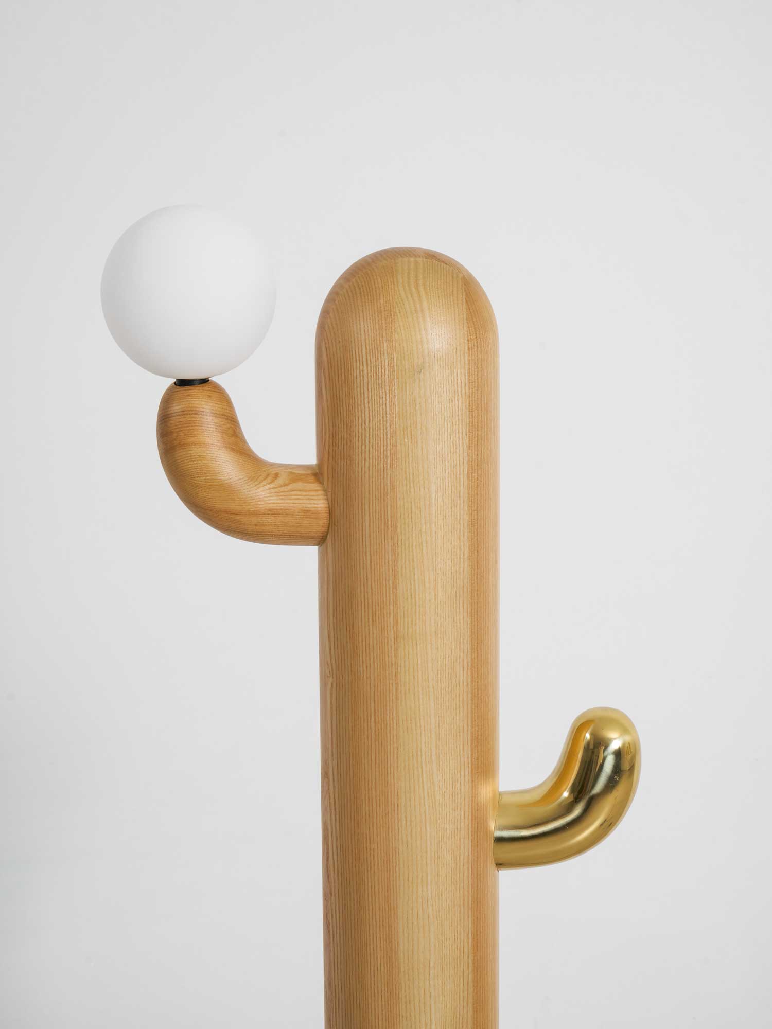 Cactus Wood Floor Lamp 14.2"