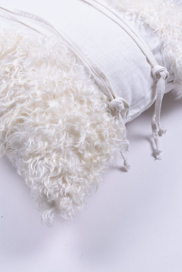 Celine Goat Skin Pillow - Homelosophy, view 3