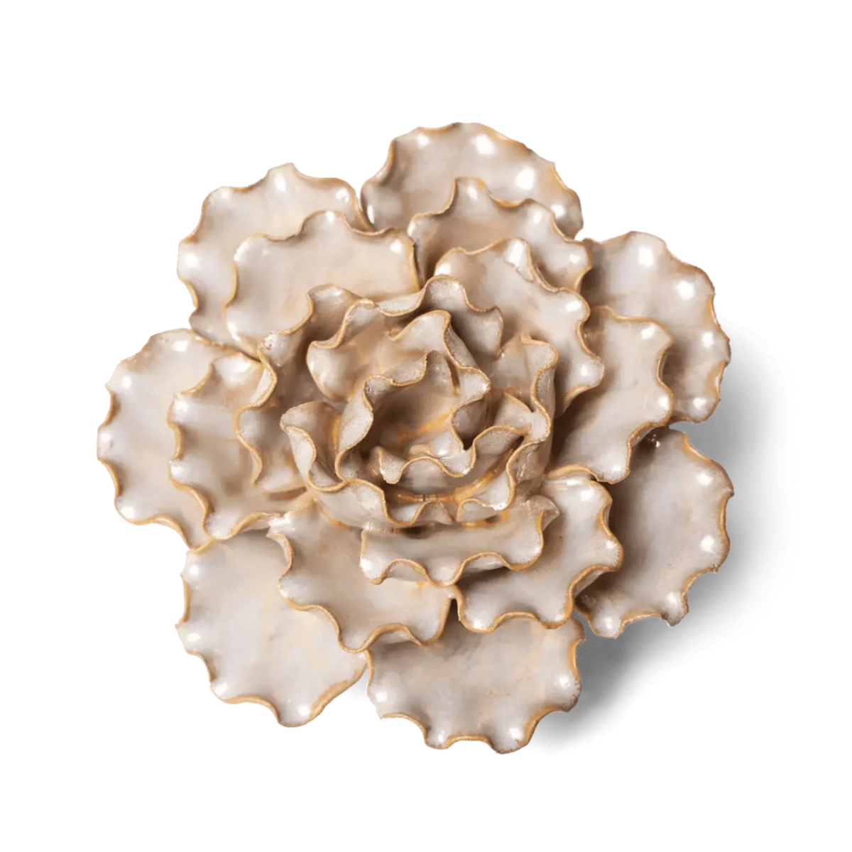 Ceramic Flower Wall Art Lettuce Pearl 6: Sea Lettuce Large Pearl - Source by Studio Skara