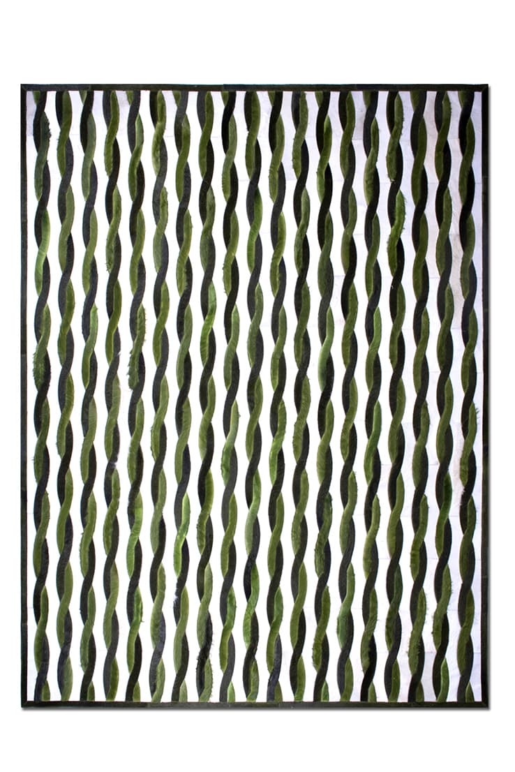 CHAINS - Custom Cowhide Rug for Designers - Homelosophy, view 2