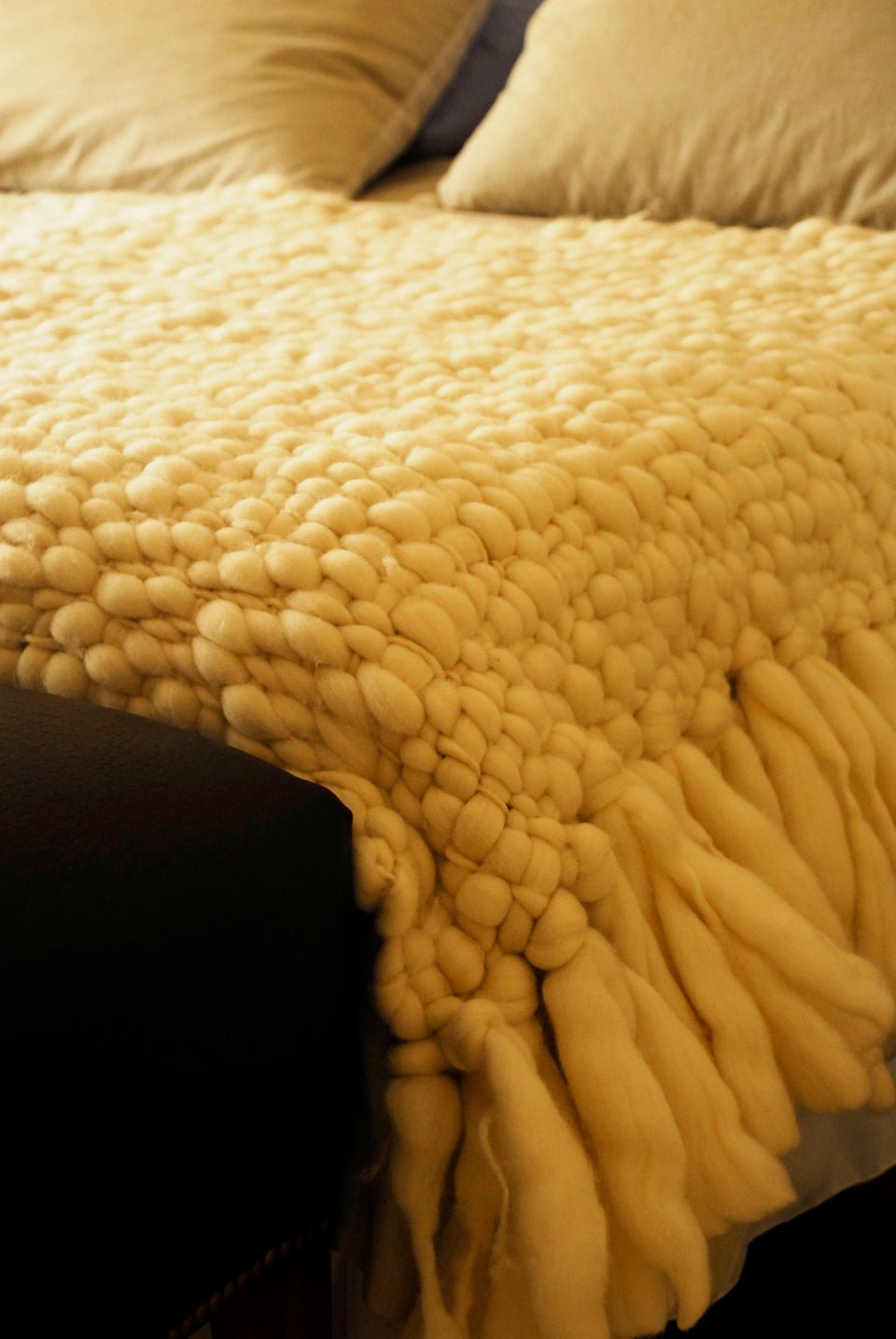 Clouds Chunky Knit Throw Blanket - Homelosophy, view 5