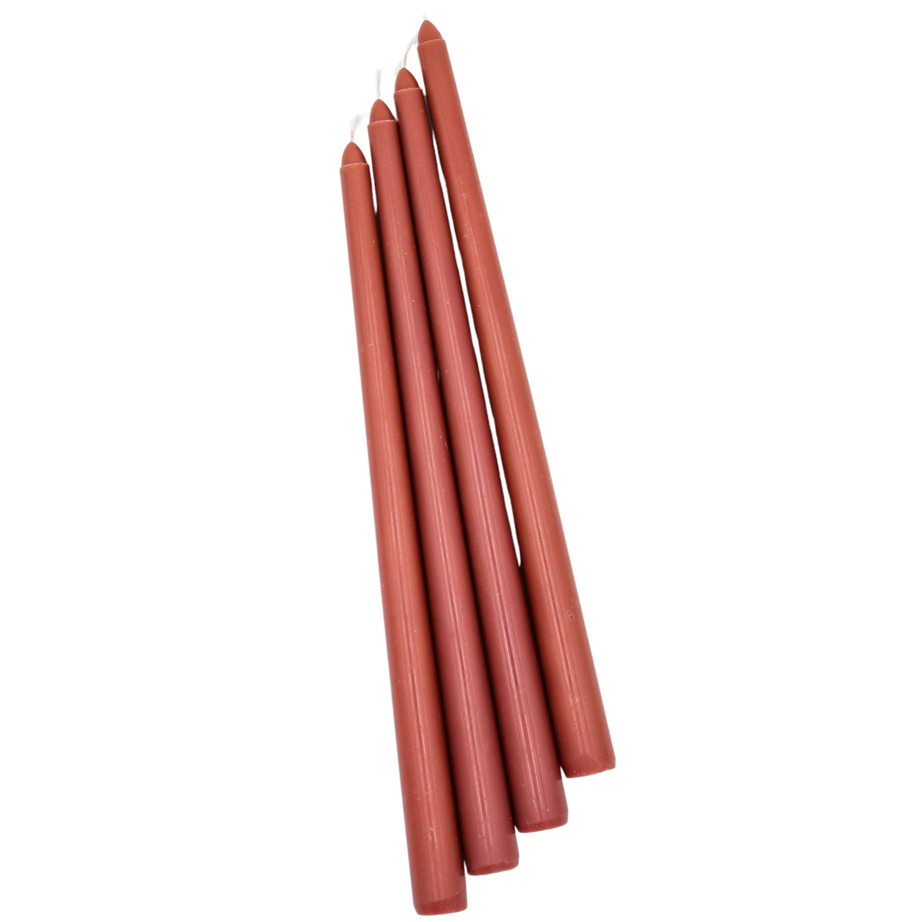 Extra Tall Cocoa Truffle Delight Taper Candle, 1 Case of 48 Packs (4 Candles per Pack)