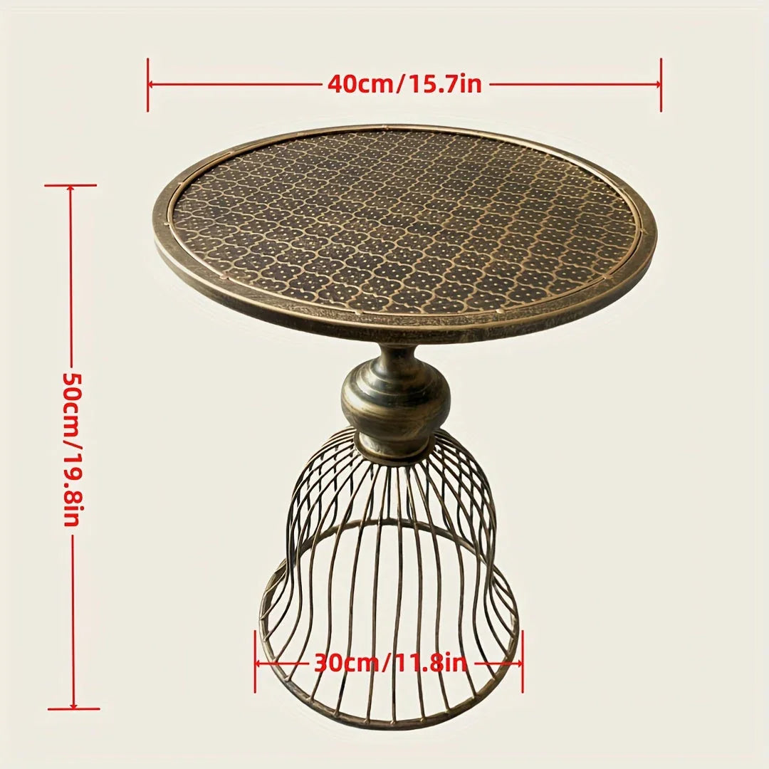Coffee Table - Industrial Metal Antique Brass — House of Avana, view 14 of 14