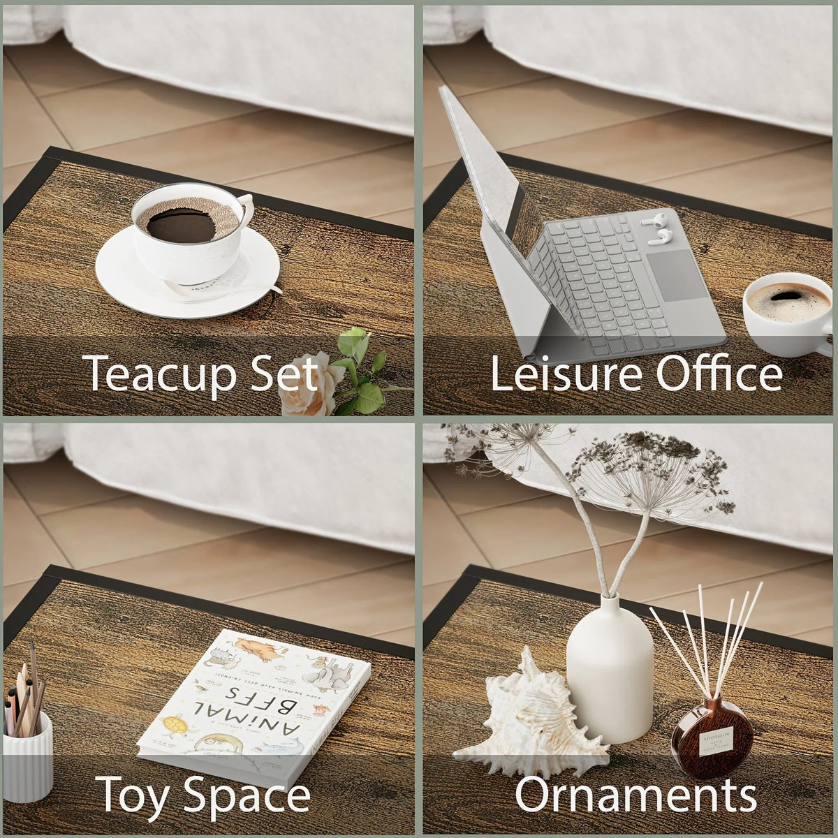 Coffee Table - Minimalist Metal Square