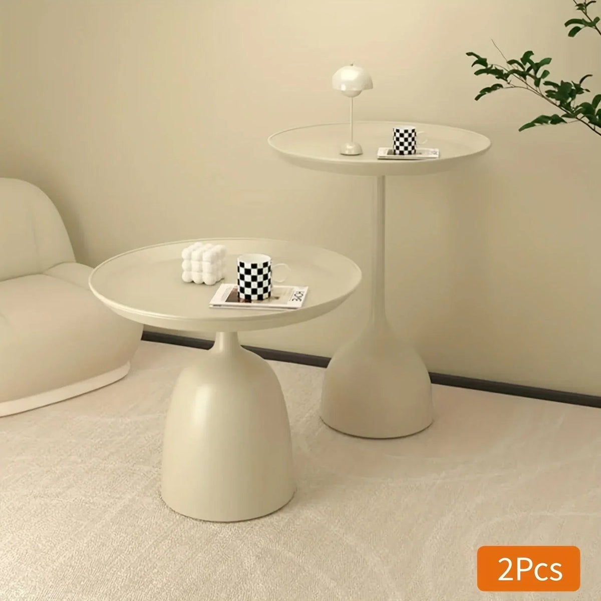Coffee Table - Modern Metal Round