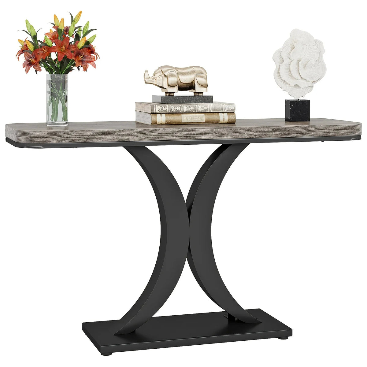 Console Table - Geometric Gray 40 Inch — House of Avana, view 18 of 18