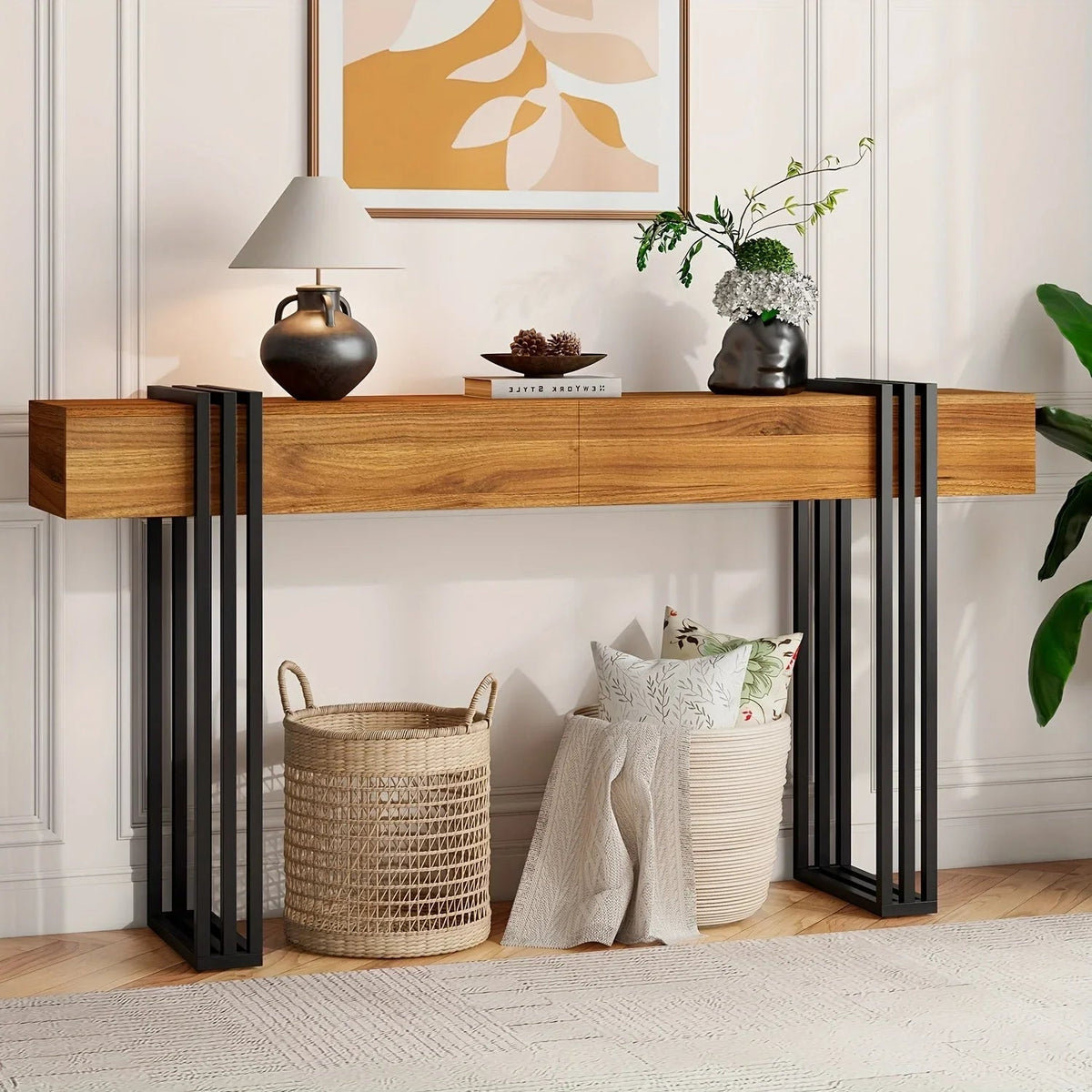 Console Table - Industrial Metal Narrow — House of Avana, view 18 of 18