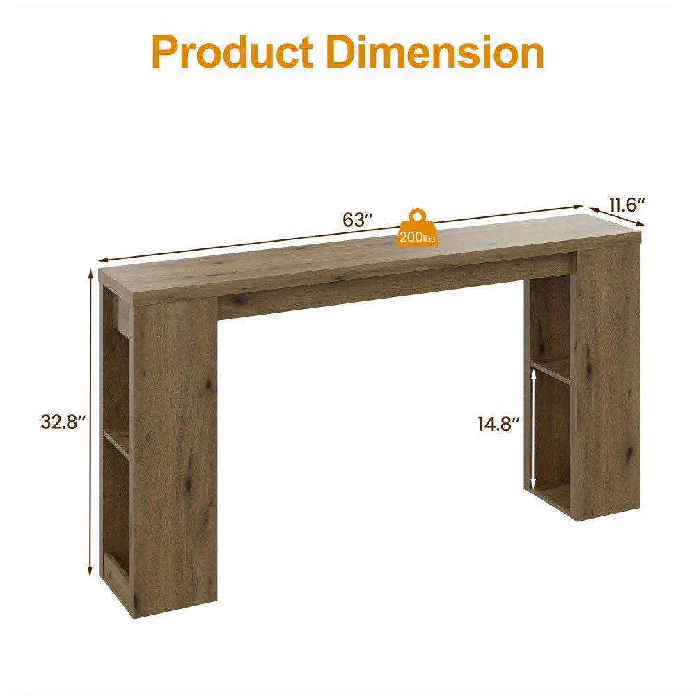 Console Table - Modern Wood 63 — House of Avana, view 16 of 24