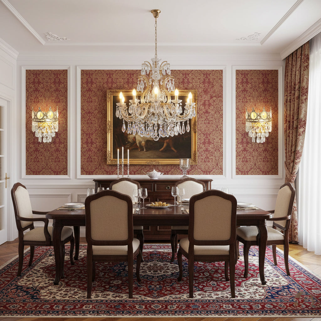 Crown Crystal Wall Lamp
