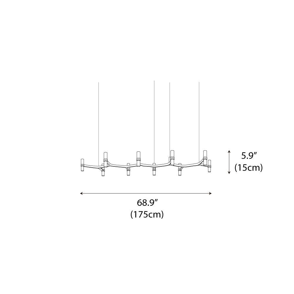 Crown Plana Linea Pendant Light