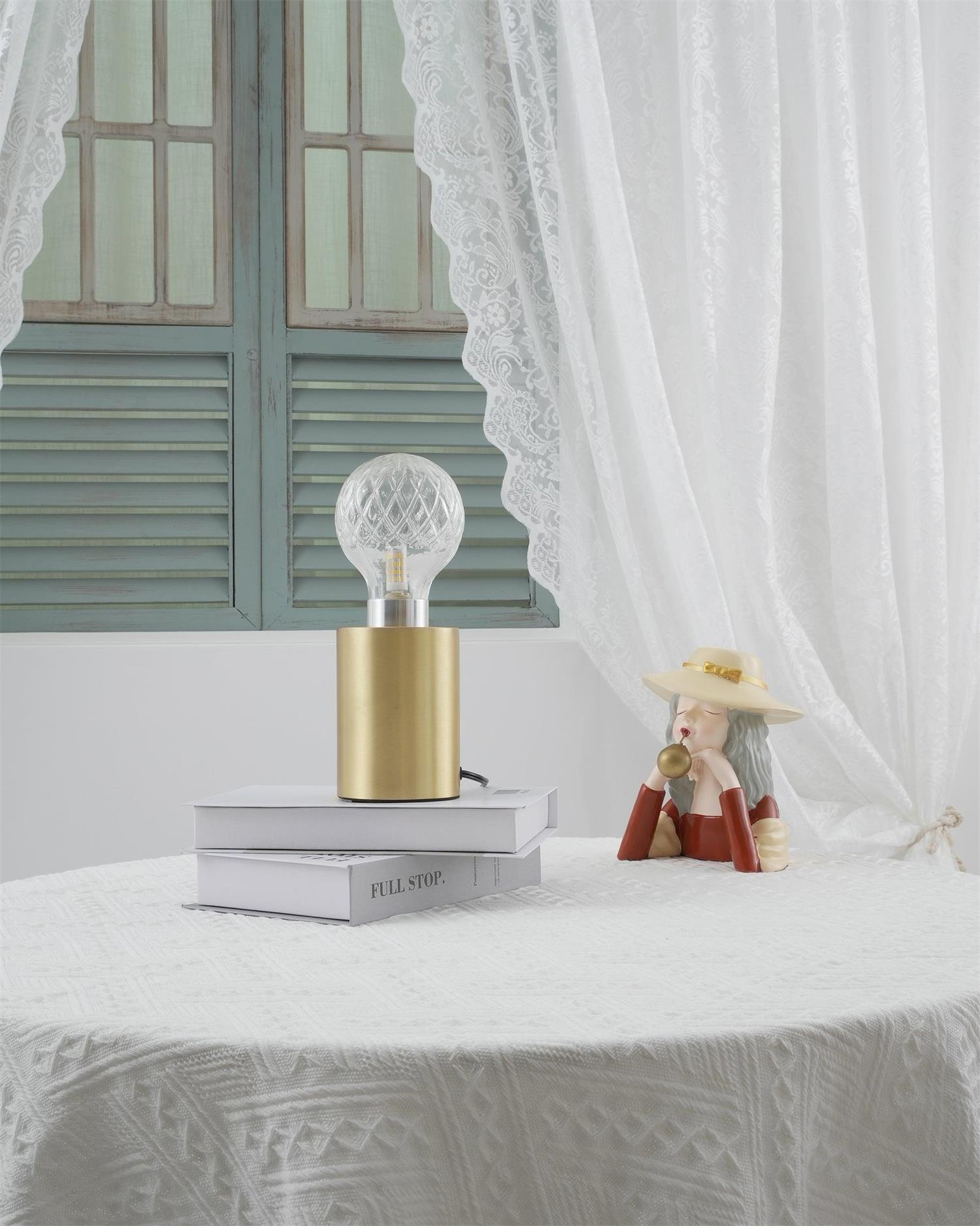 Crystal Bulb Table Lamp 3.5″