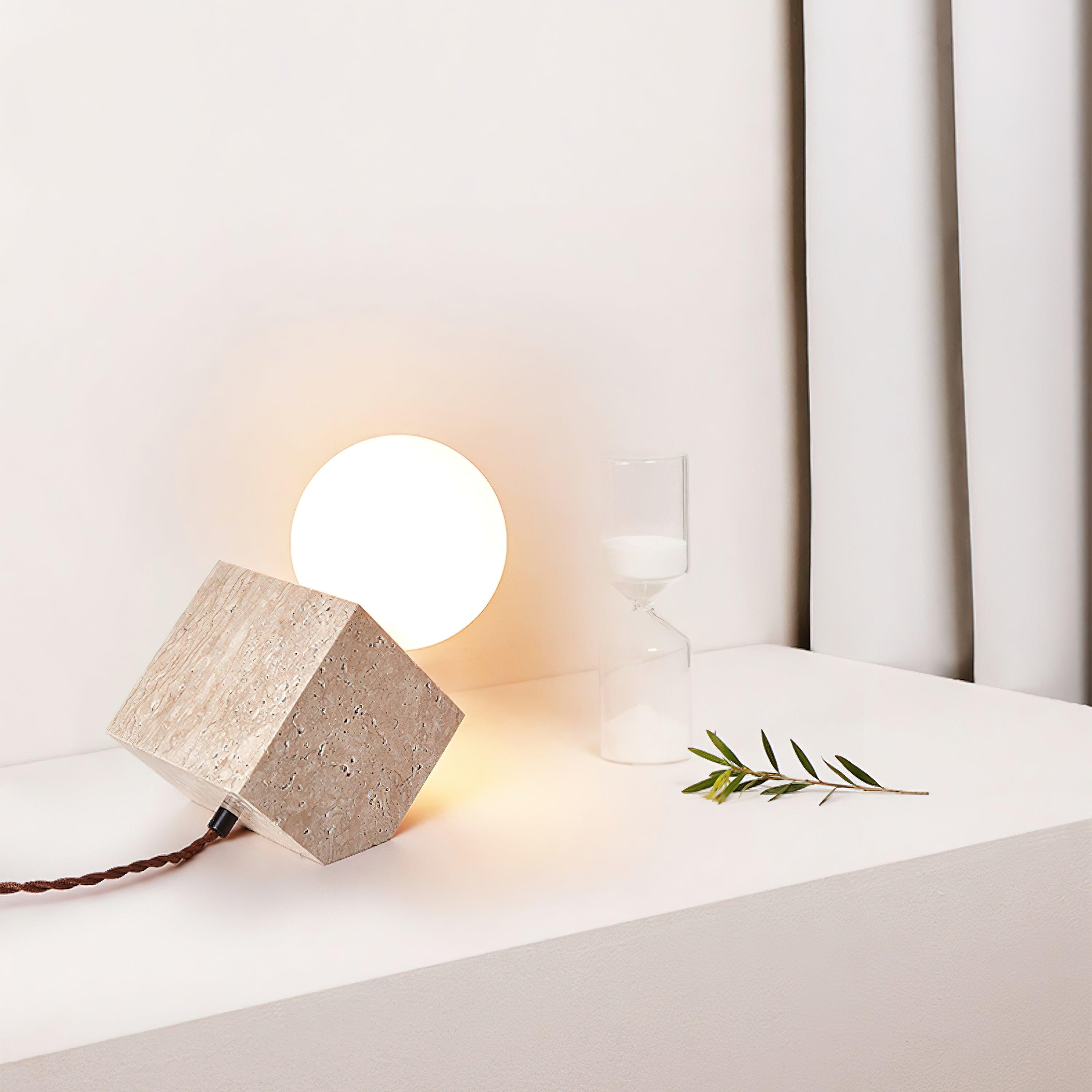 Cube Table Lamp 4.5"