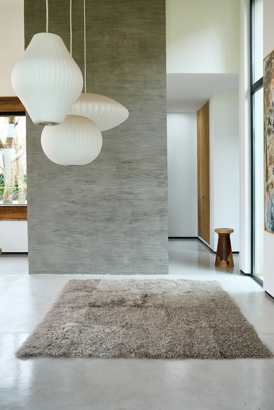 CURLY GOATSKIN RUG – Silver Grey - Homelosophy