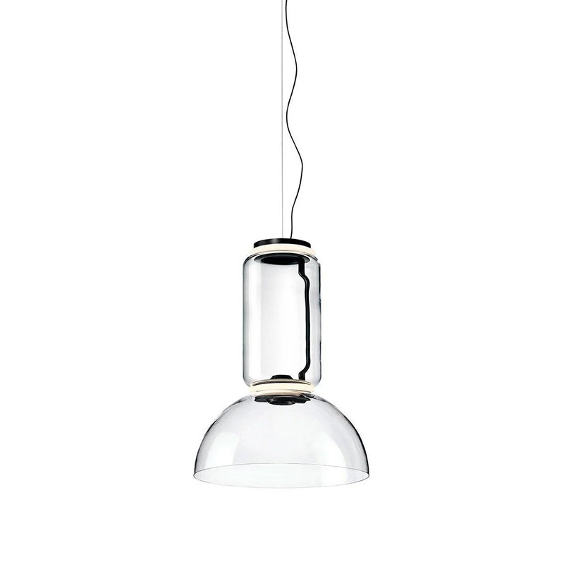 Cylindrical Glass Pendant Light