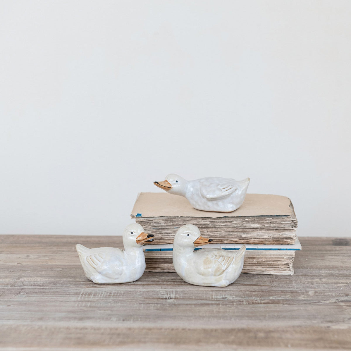 Vintage Inspired Ceramic Duckling by Rust & Cinder – view 2
