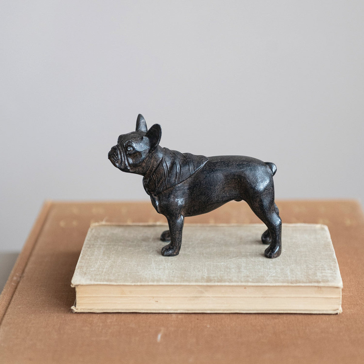 Black French Bulldog Resin Figurine by Rust & Cinder – view 2