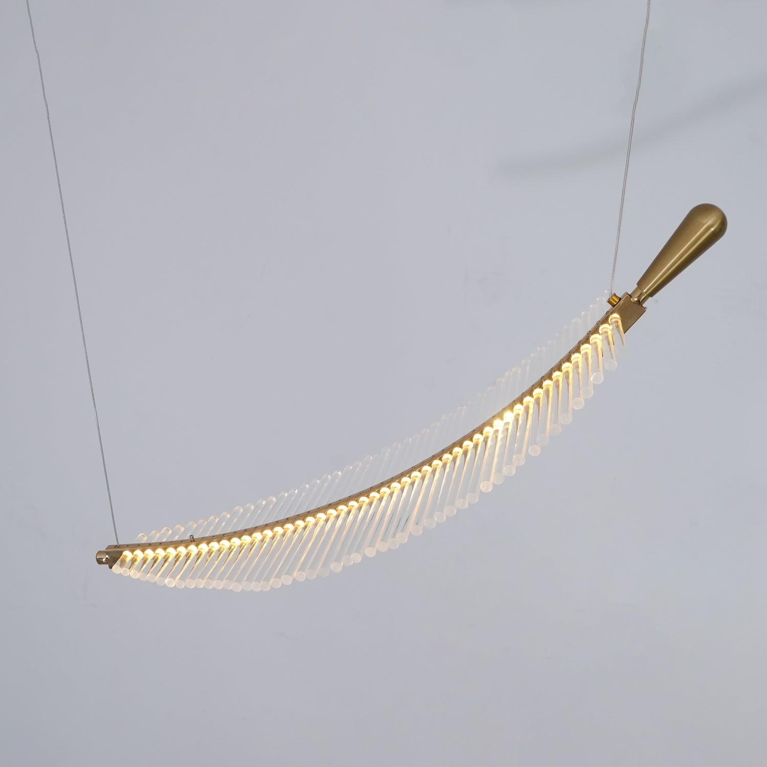 DIY Leaf LED Chandelier