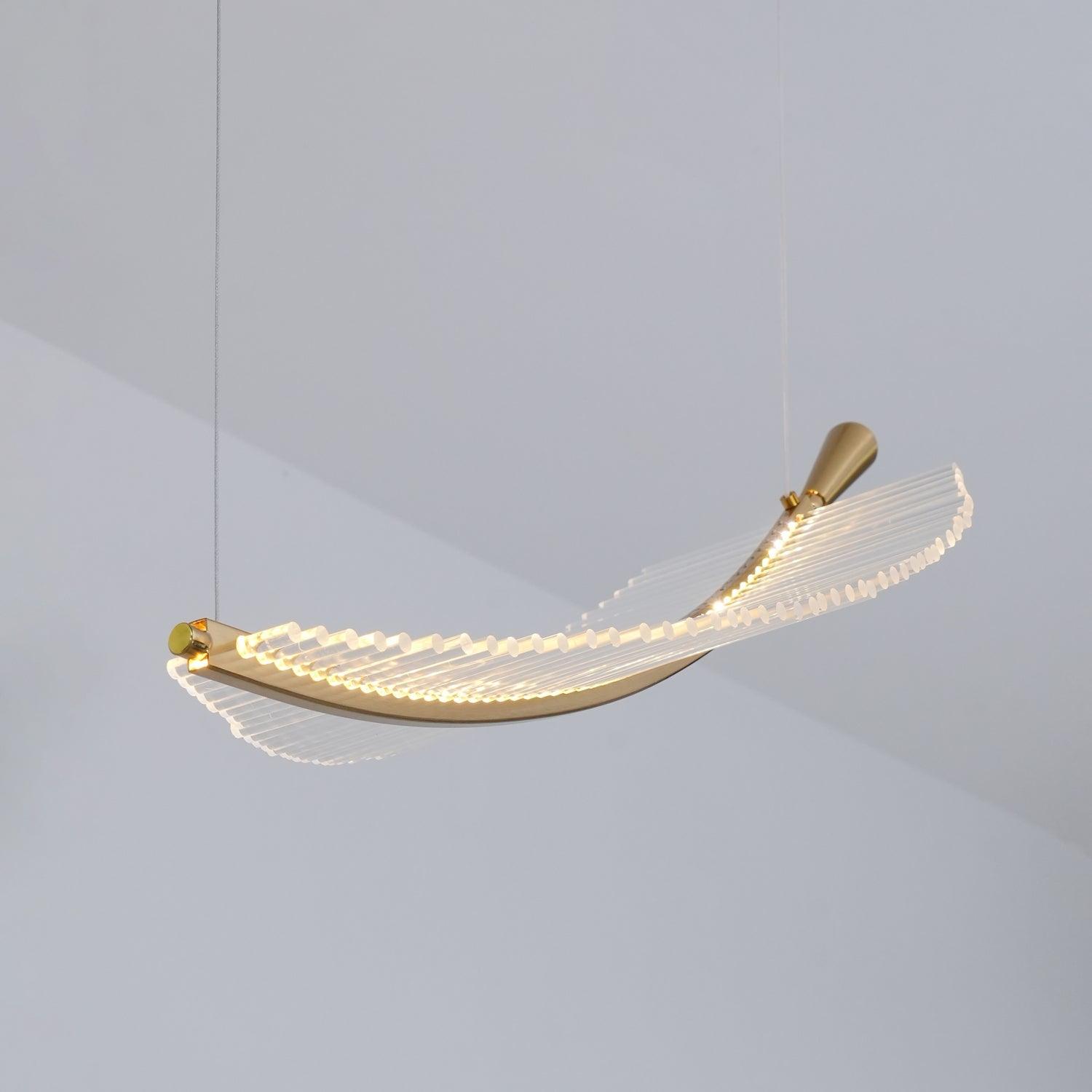 DIY Leaf LED Chandelier