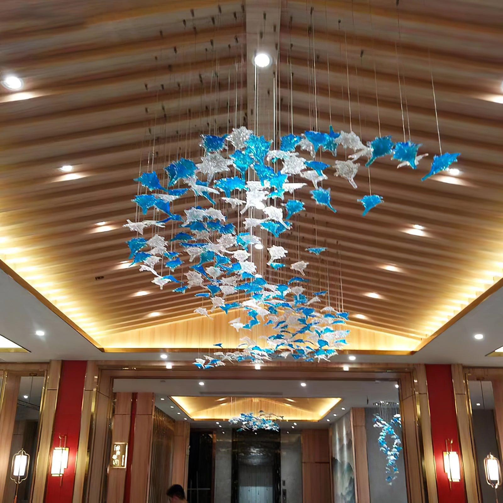 DIY Maple Leaf Chandelier