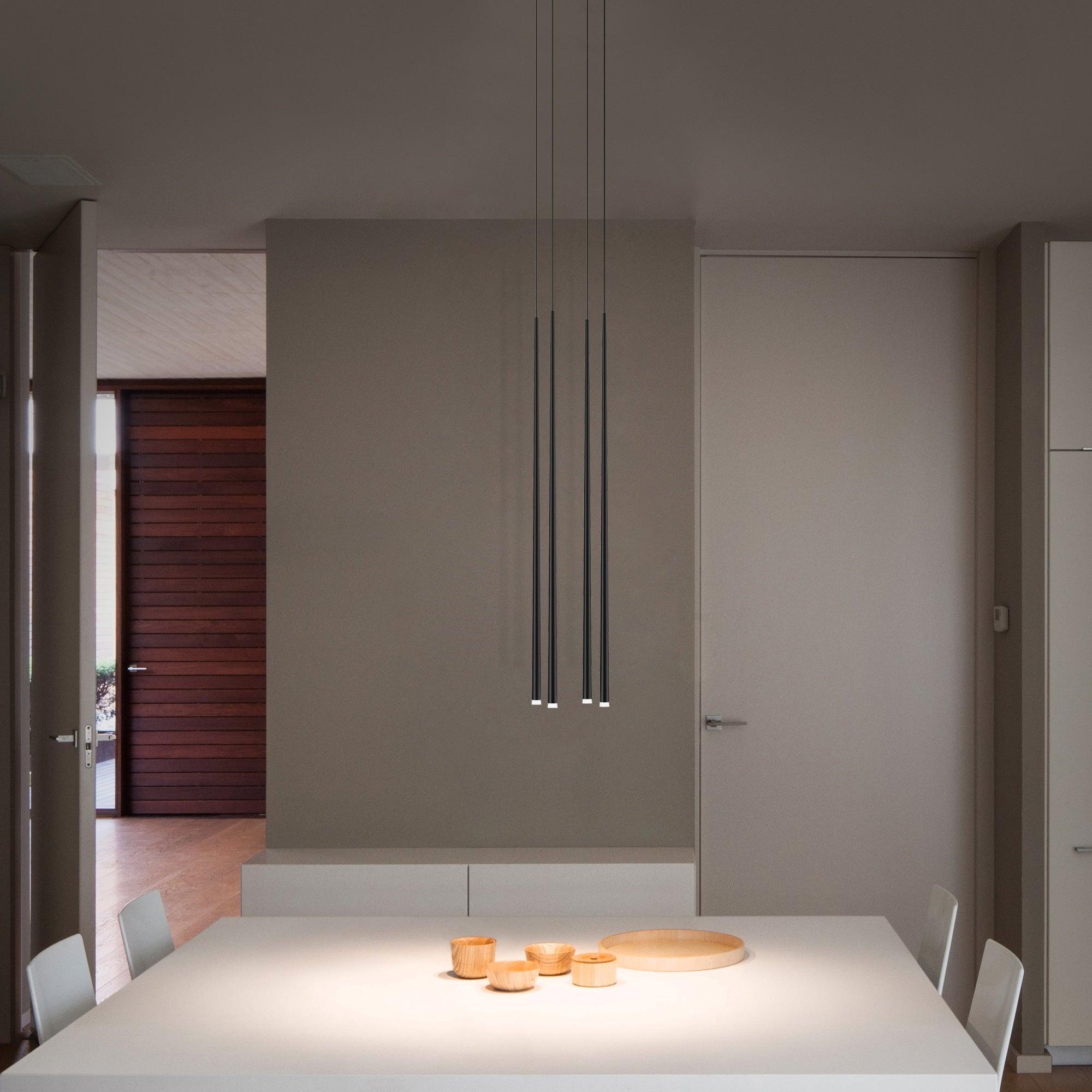 DIY Slender Cone Chandelier