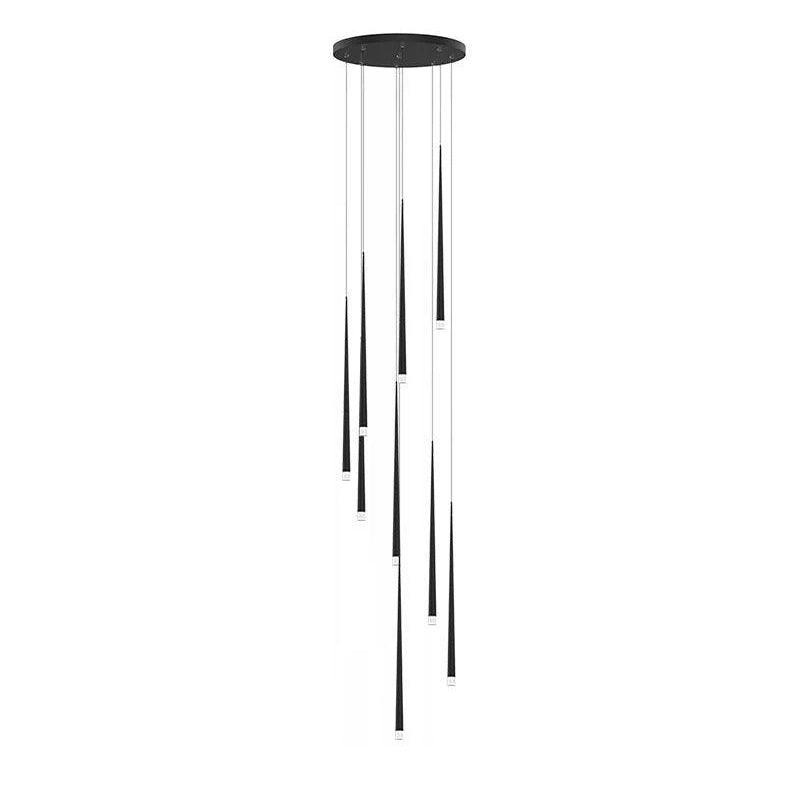 DIY Slender Cone Chandelier