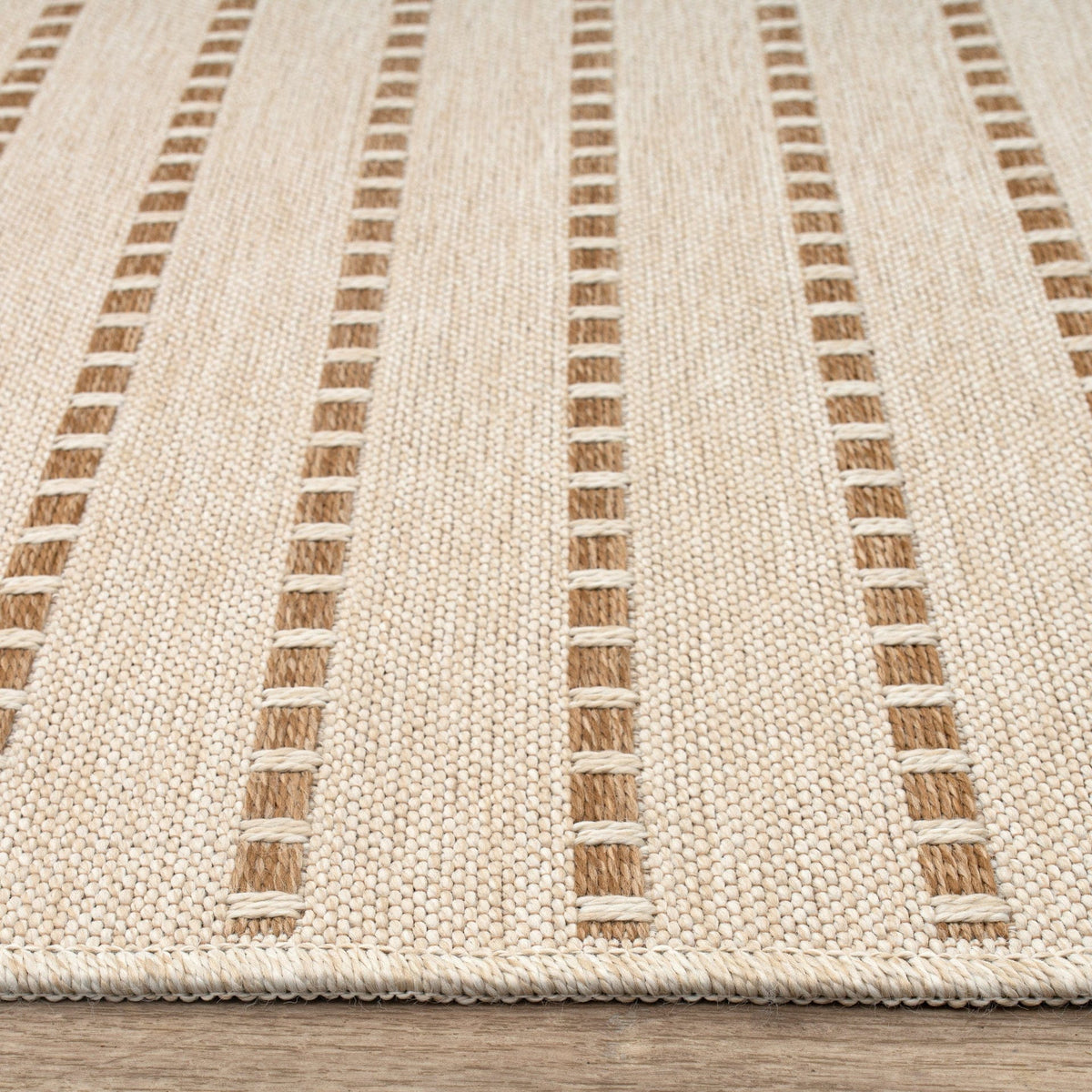 East Green Ottenby Dashed Stripe Outdoor Area Rug