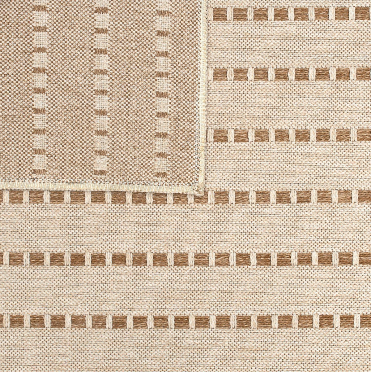 East Green Ottenby Dashed Stripe Outdoor Area Rug