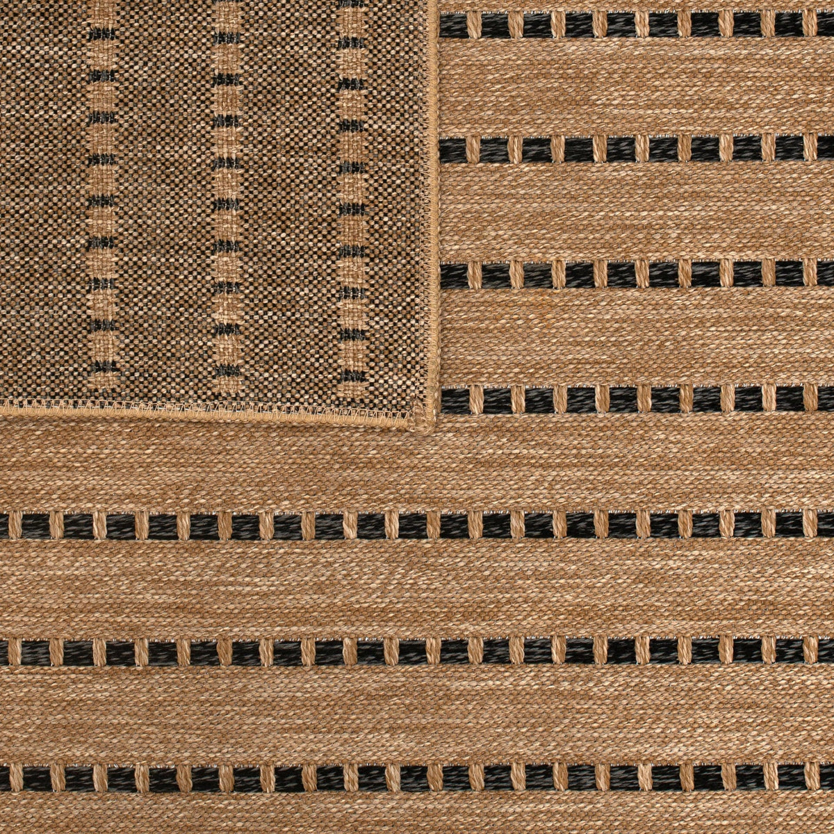 East Green Ottenby Dashed Stripe Outdoor Area Rug
