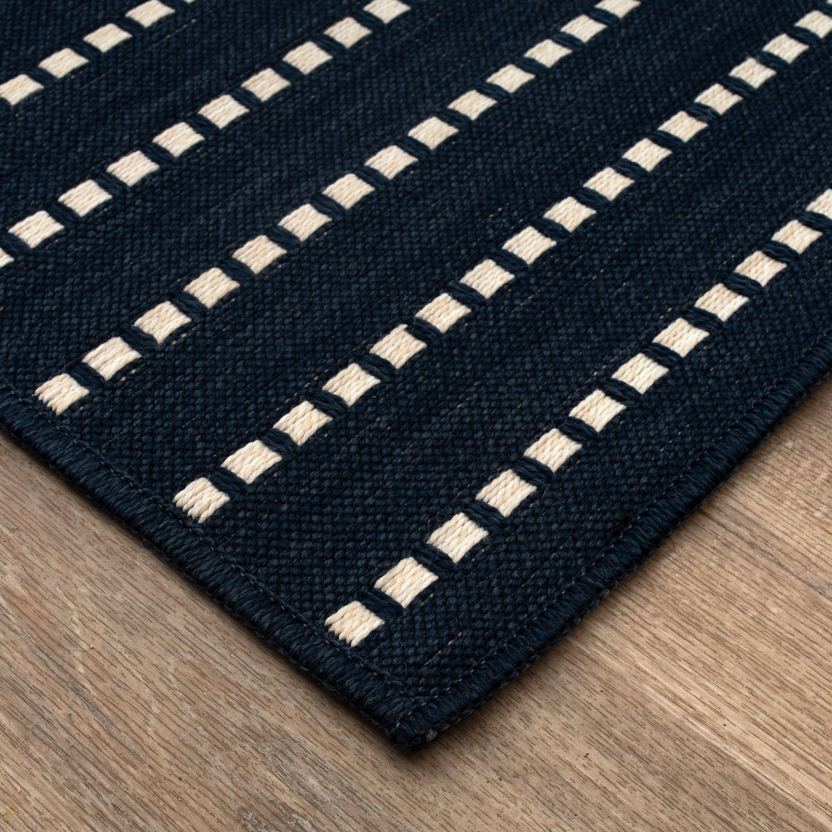 East Green Ottenby Dashed Stripe Outdoor Area Rug