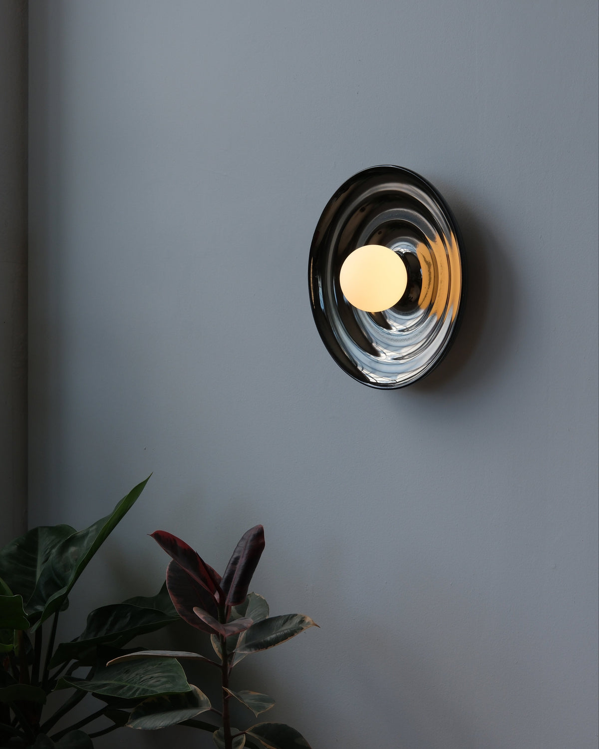 Ripple Bowl Sconce - Misewell, view 4