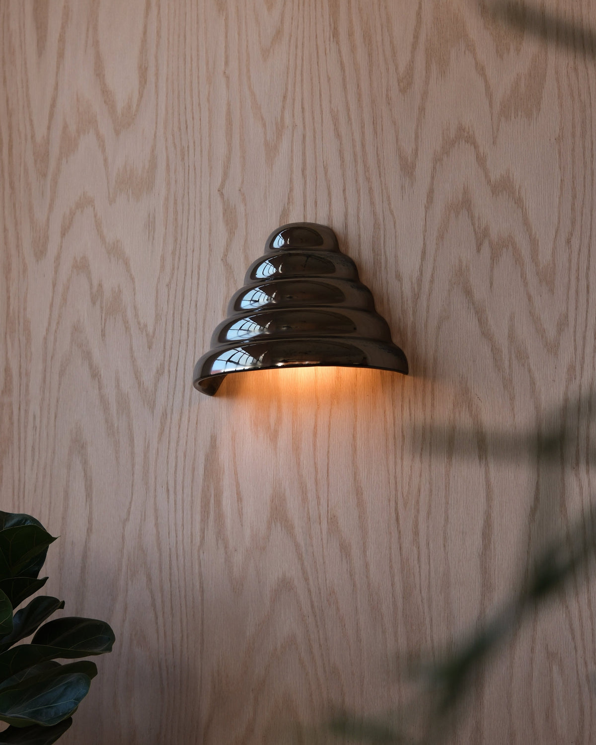 Ripple Conical Sconce - Misewell, view 2