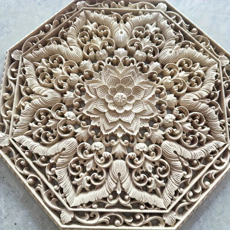 Decorative Wooden Octagonal Wall Art — House of Avana, view 2 of 6