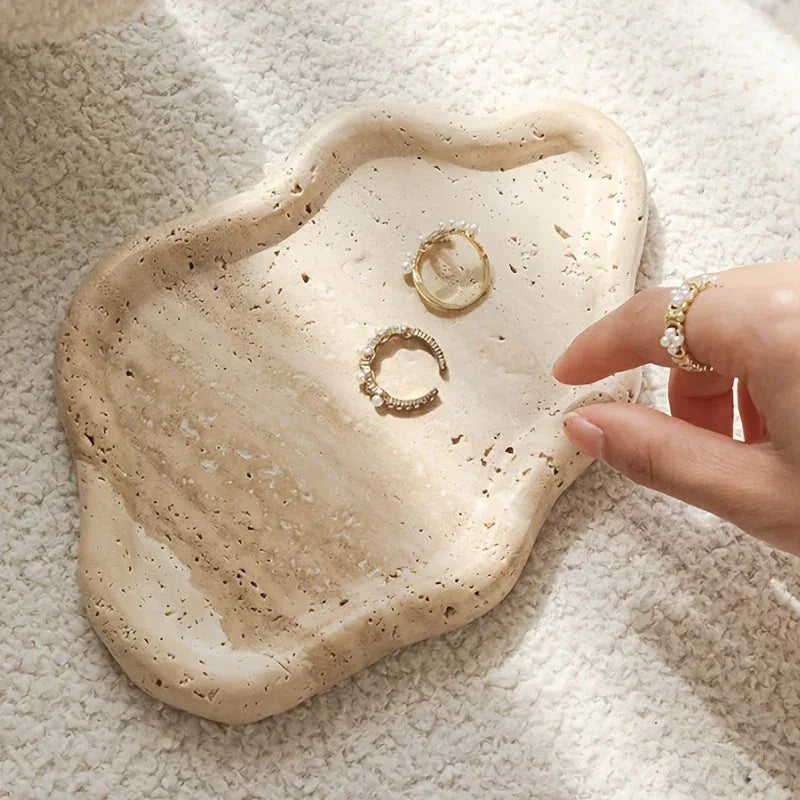 Display Tray - Cloud Marble Small — House of Avana, view 1 of 24