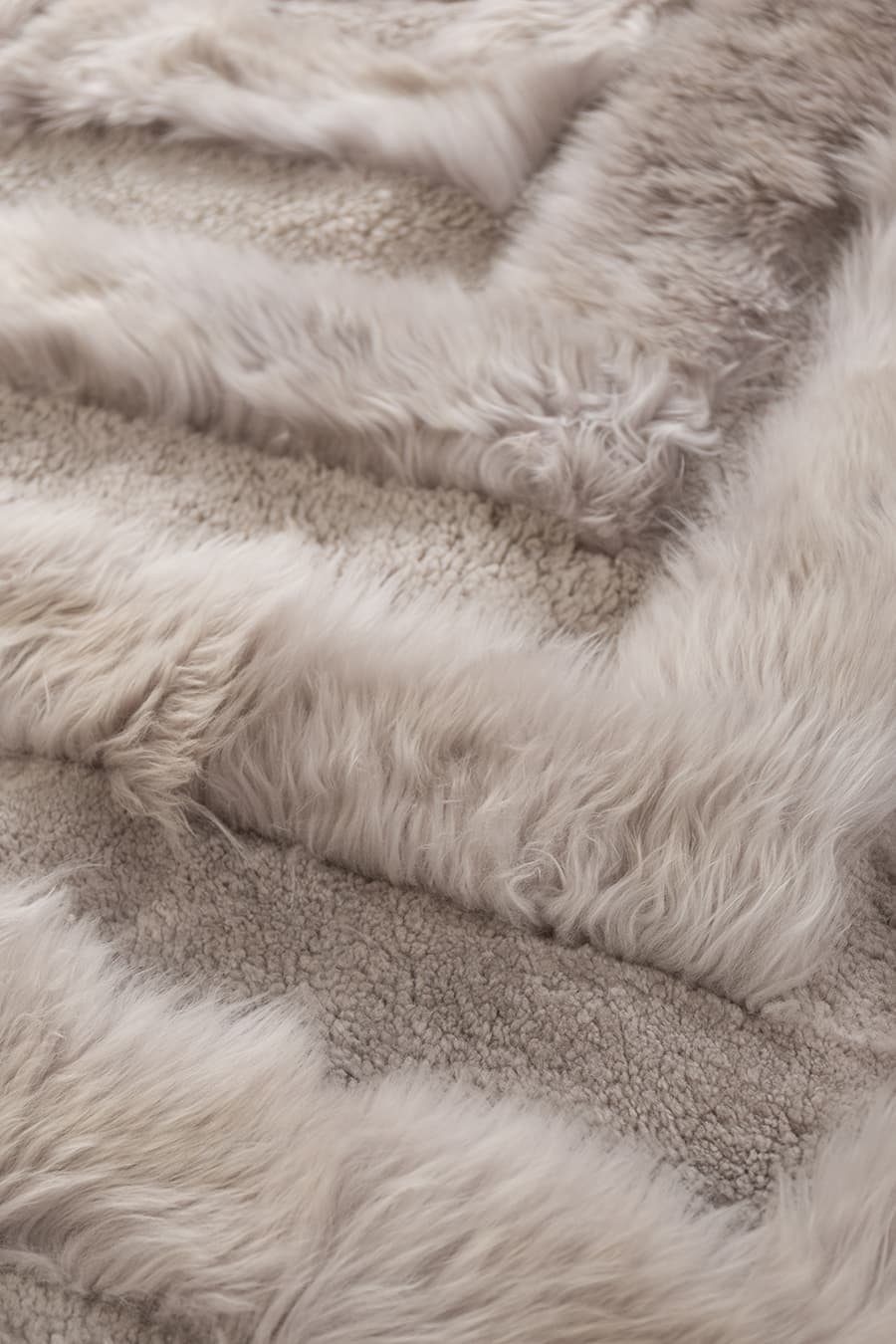 DOMINO - Sheepskin Plush Rug - Homelosophy, view 4