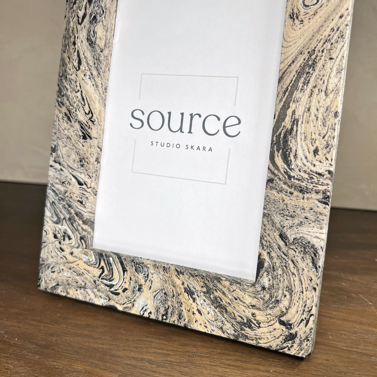 Neue Hand Marbled Wood Picture Frame (4x6) - Source by Studio Skara, view 8