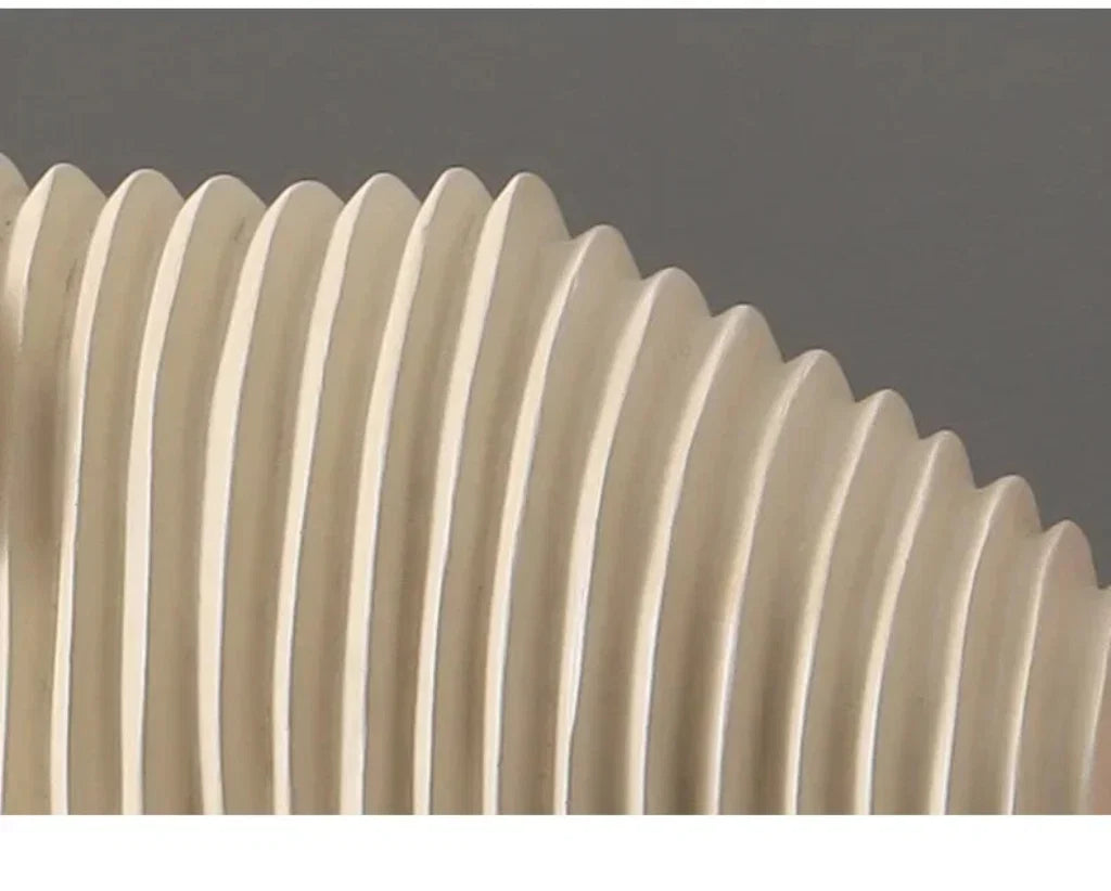Elephant and Bull Sculpture Set Ribbed Design for Your Home
