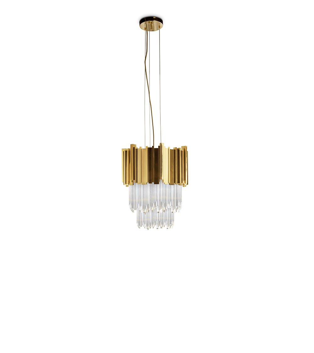 Empire II Small Pendant Light by Luxxu