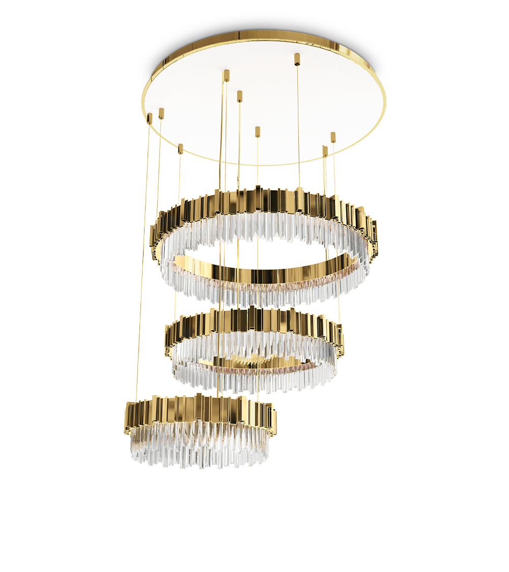 Empire Slim III Chandelier by Luxxu