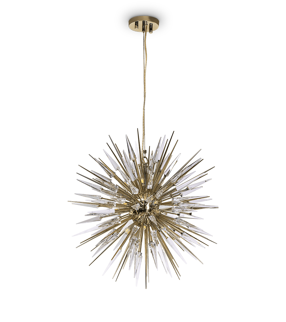 Explosion Marble Suspension Light by Luxxu