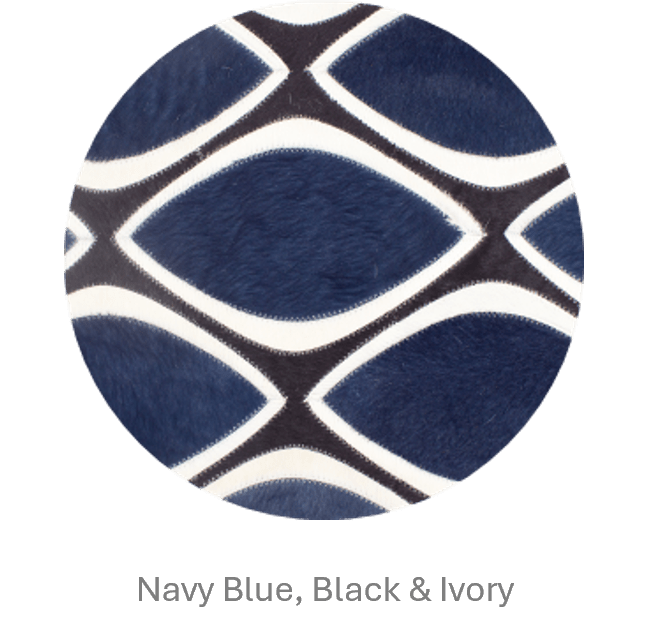 EYE CAT – Contemporary Custom Rug in Cowhide - Homelosophy, view 8