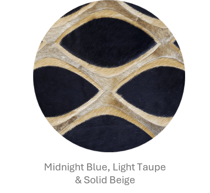 EYE CAT – Contemporary Custom Rug in Cowhide - Homelosophy, view 5