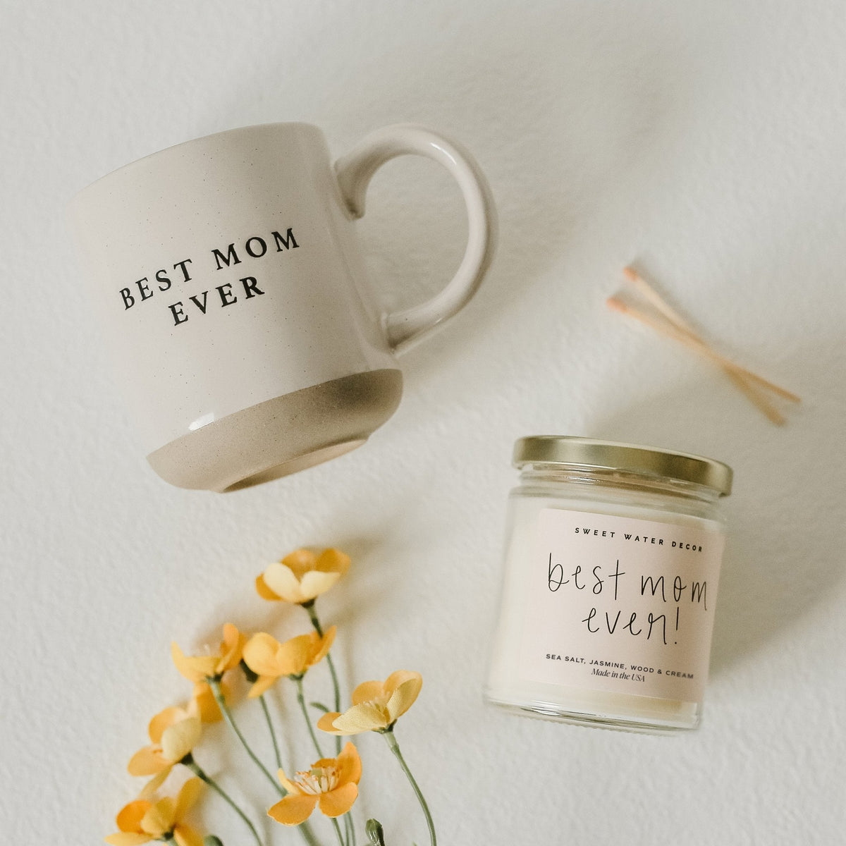 Best Mom Ever! Soy Candle - Clear Jar - 9 oz (Spa Day) - Sweet Water Decor, view 3