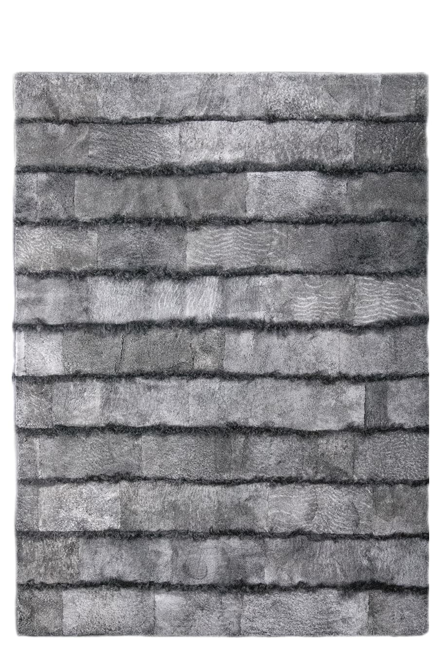 FUNKY STRIPES – Shearling Fur Rug for Cozy Bedrooms - Homelosophy, view 2