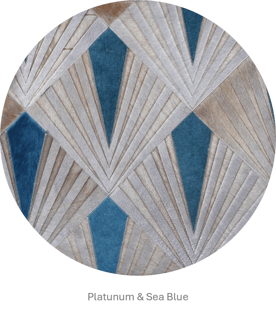 FLAME – Bold Lasered Luxury Rug in Premium Leather - Homelosophy, view 5