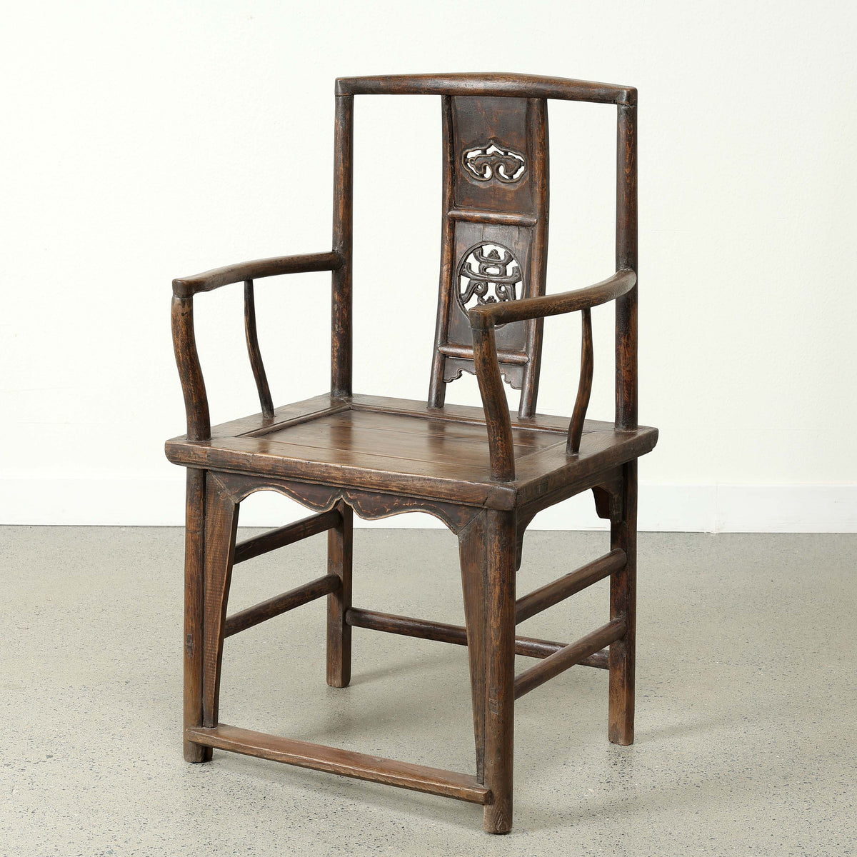 Antique Southern Official's Hat Chair 22.4x17.7x39.4H