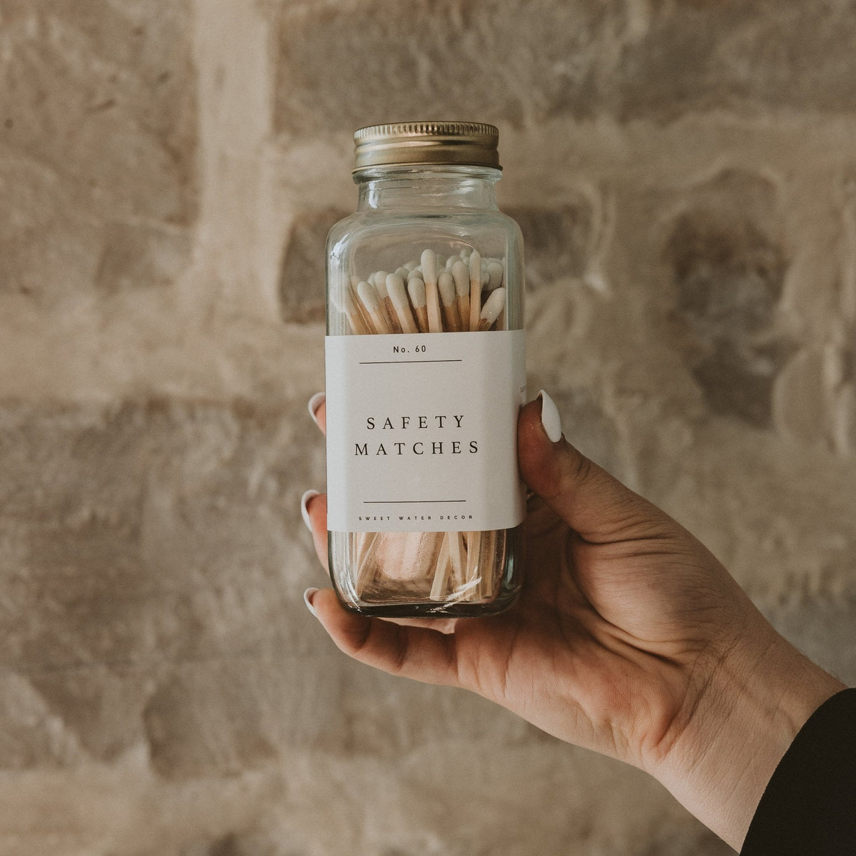 White Tip Safety Matches - 60 Count, 3.75" - Sweet Water Decor, view 5