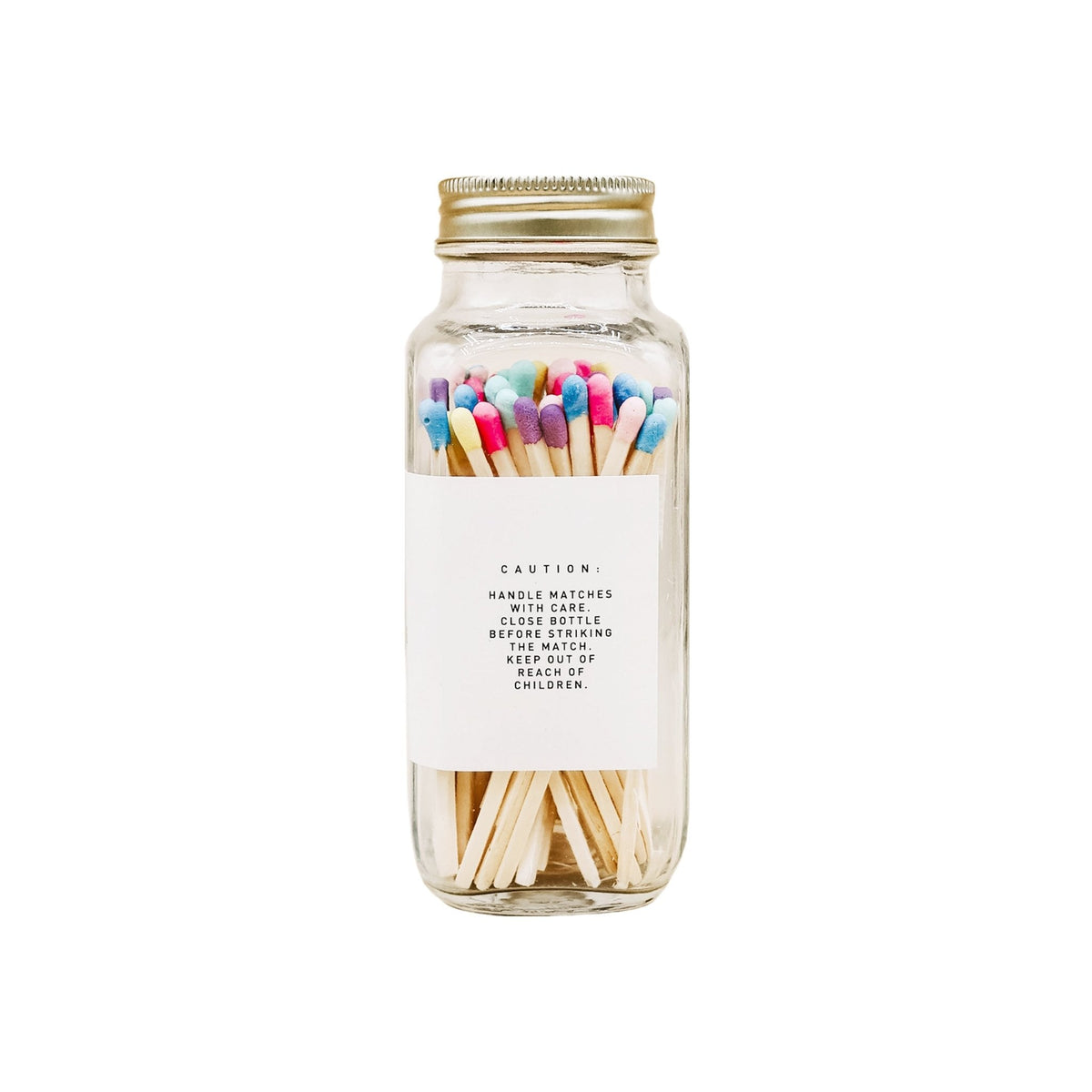 Multicolor Rainbow Safety Matches - 60 Count, 3.75" - Sweet Water Decor, view 5