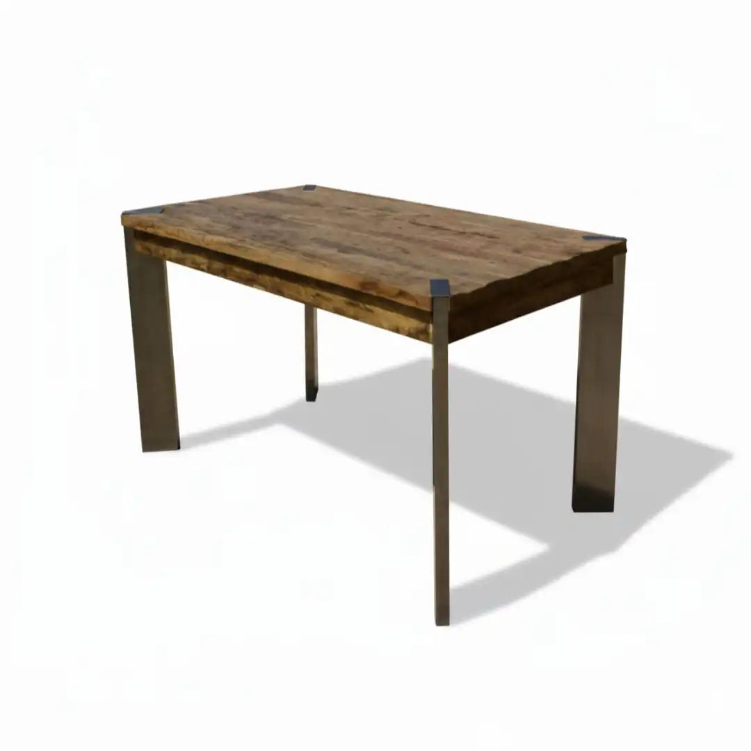 Titanium Rect Table (Wooden Leg)